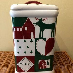 Christmas Canister / Cookie Jar